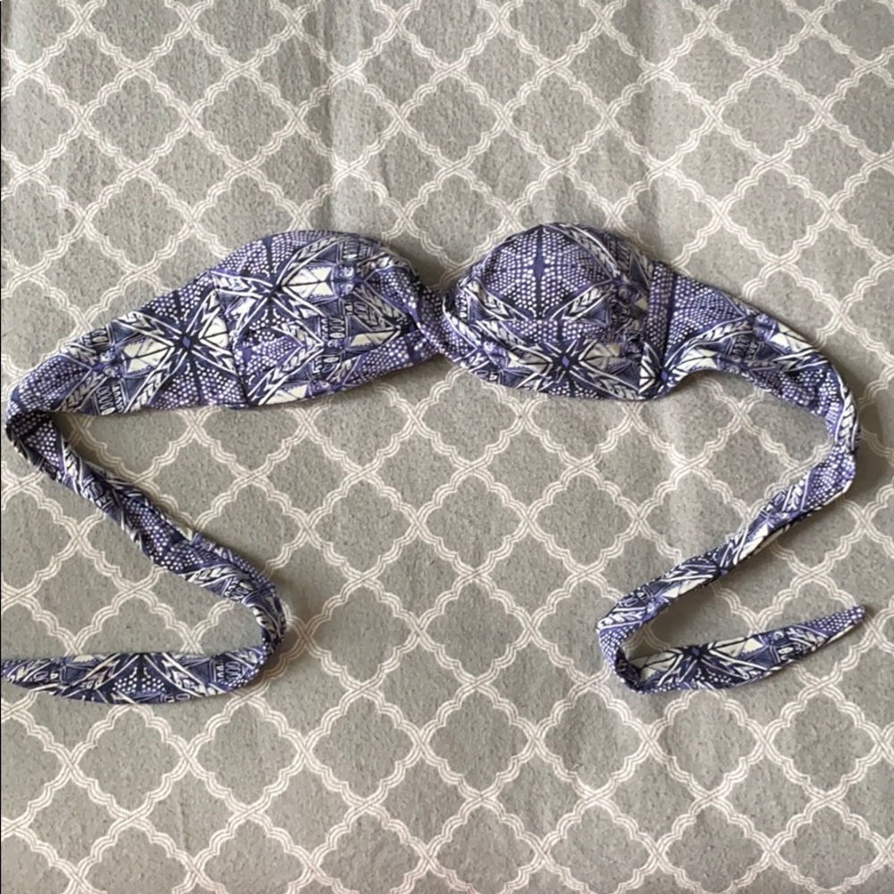 🌿 Boho Print Bikini Top